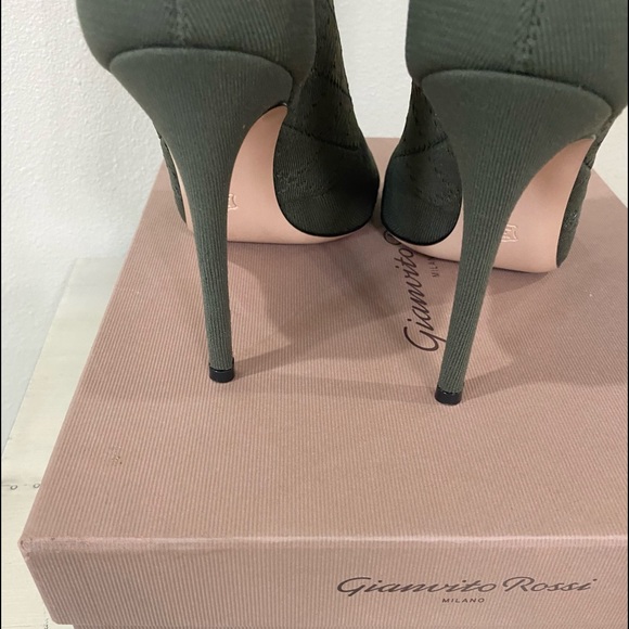 GIANVITO ROSSI peep-toe boots - Picture 5 of 8